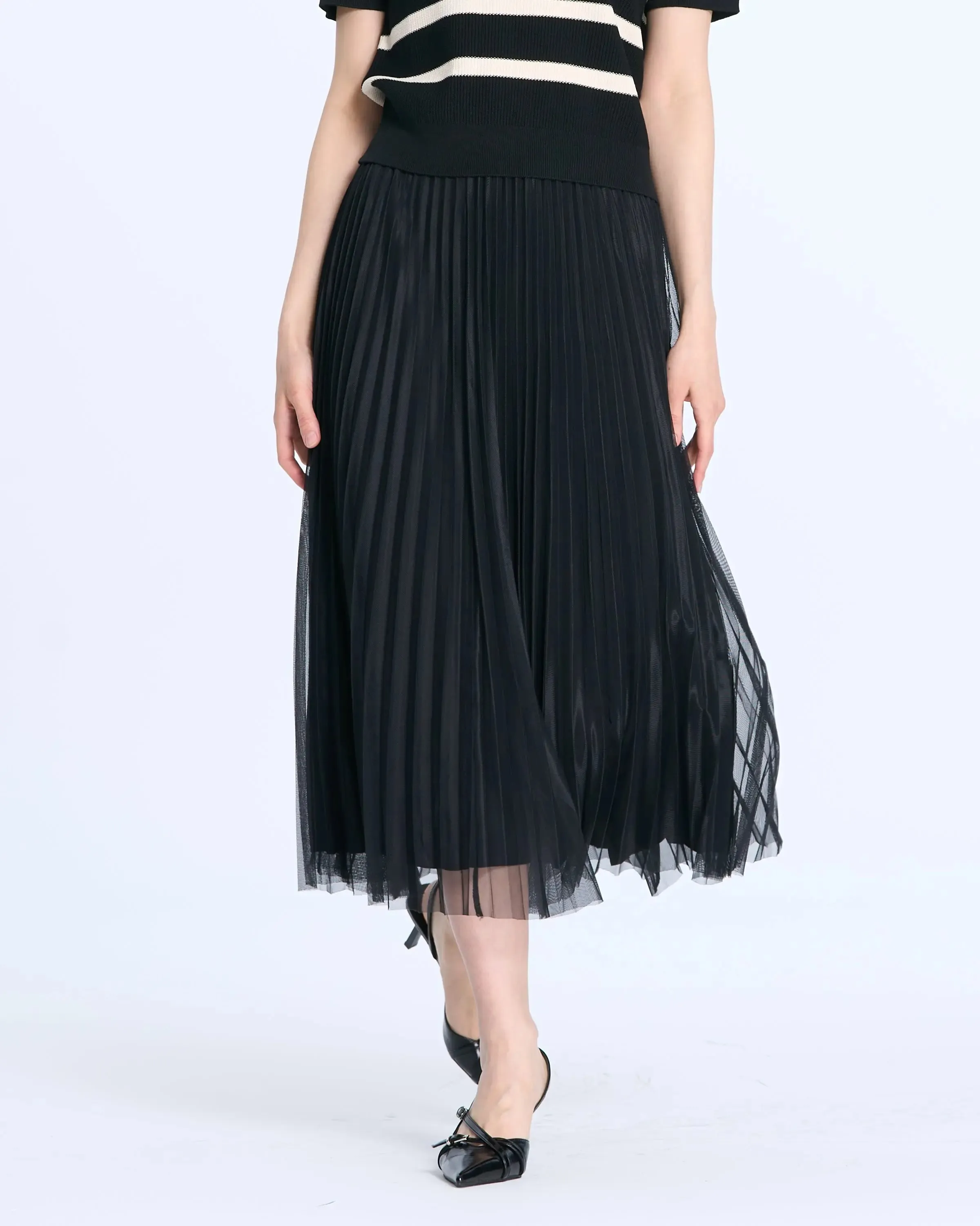 205519 Reversible Pleated Skirt