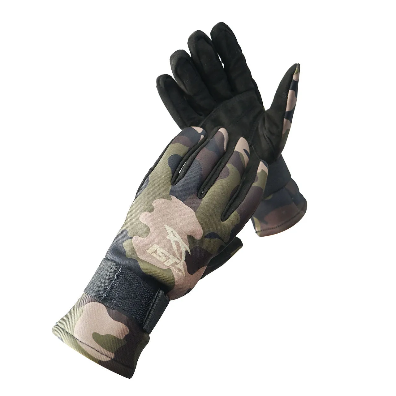 2mm Green Camo Gloves