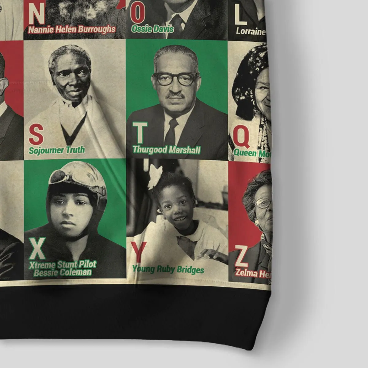 A To Z Of Black Heroes All-over Hoodie