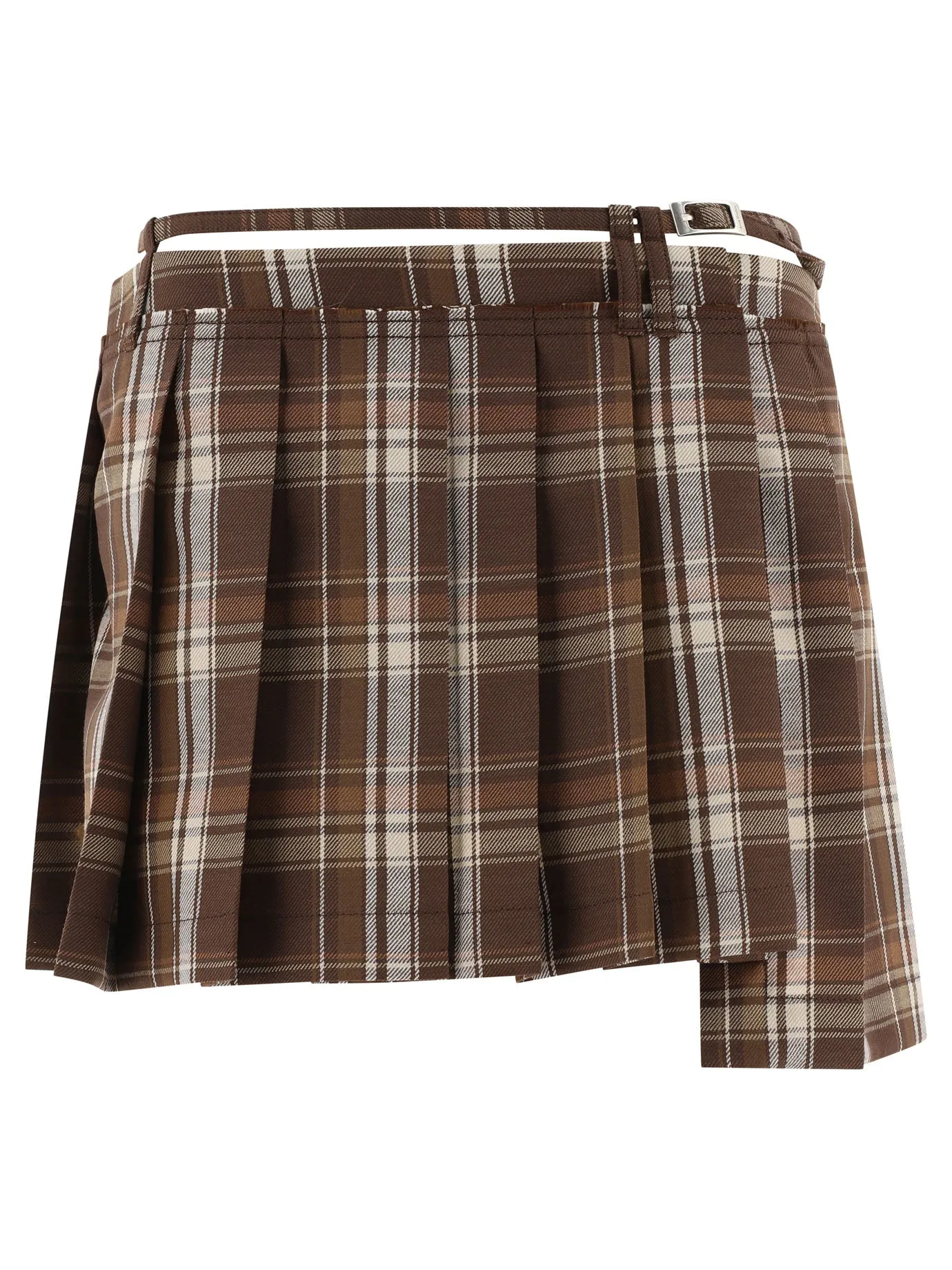 Acne Studios Pleated Asymmetrical Skirt