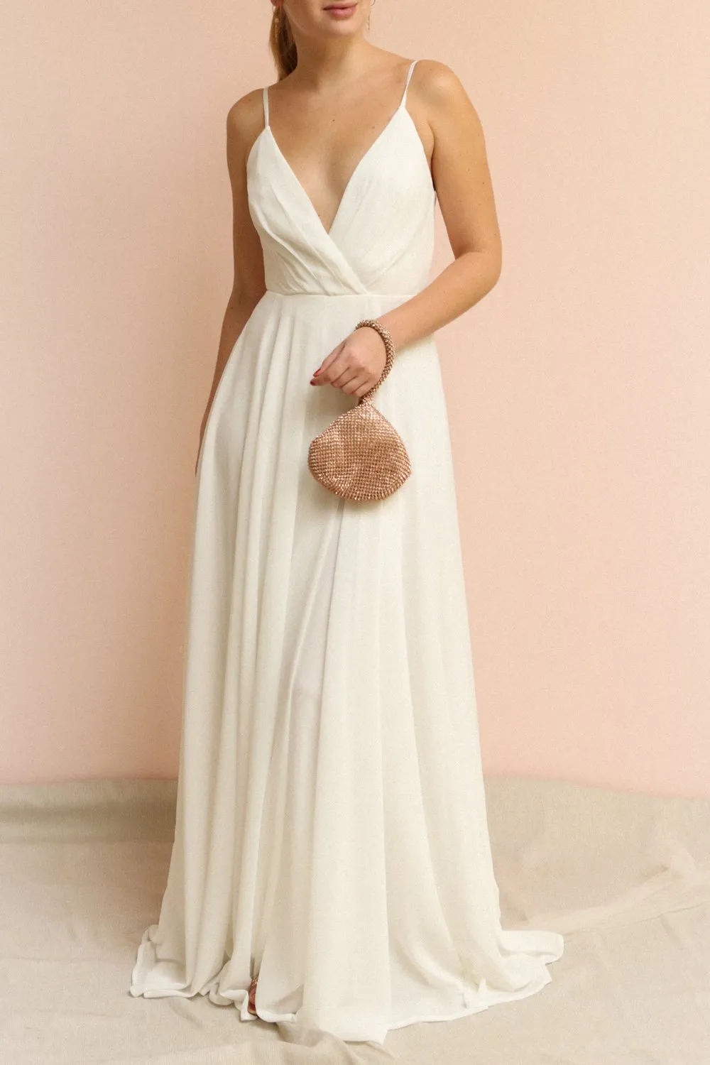 Aelis Ivory | Chiffon Gown