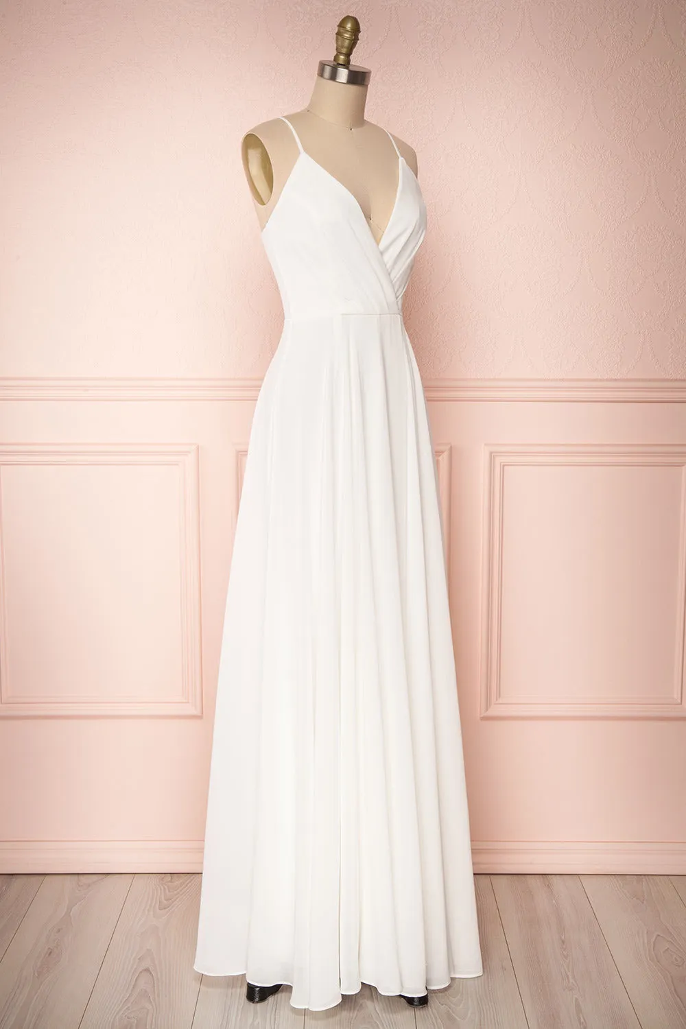 Aelis Ivory | Chiffon Gown