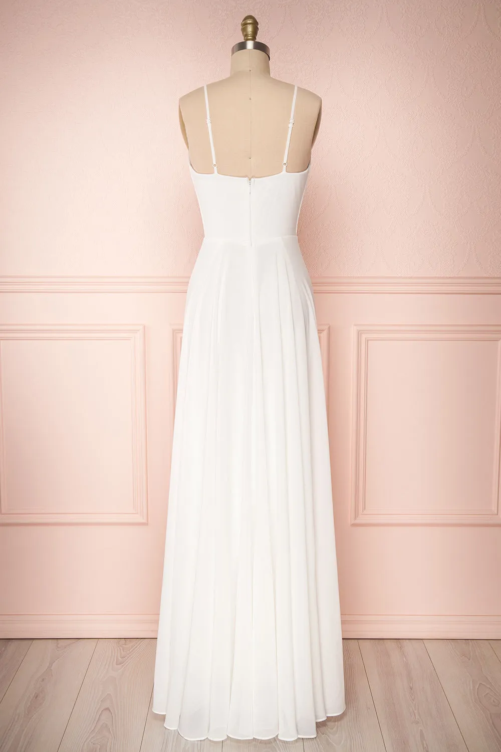 Aelis Ivory | Chiffon Gown