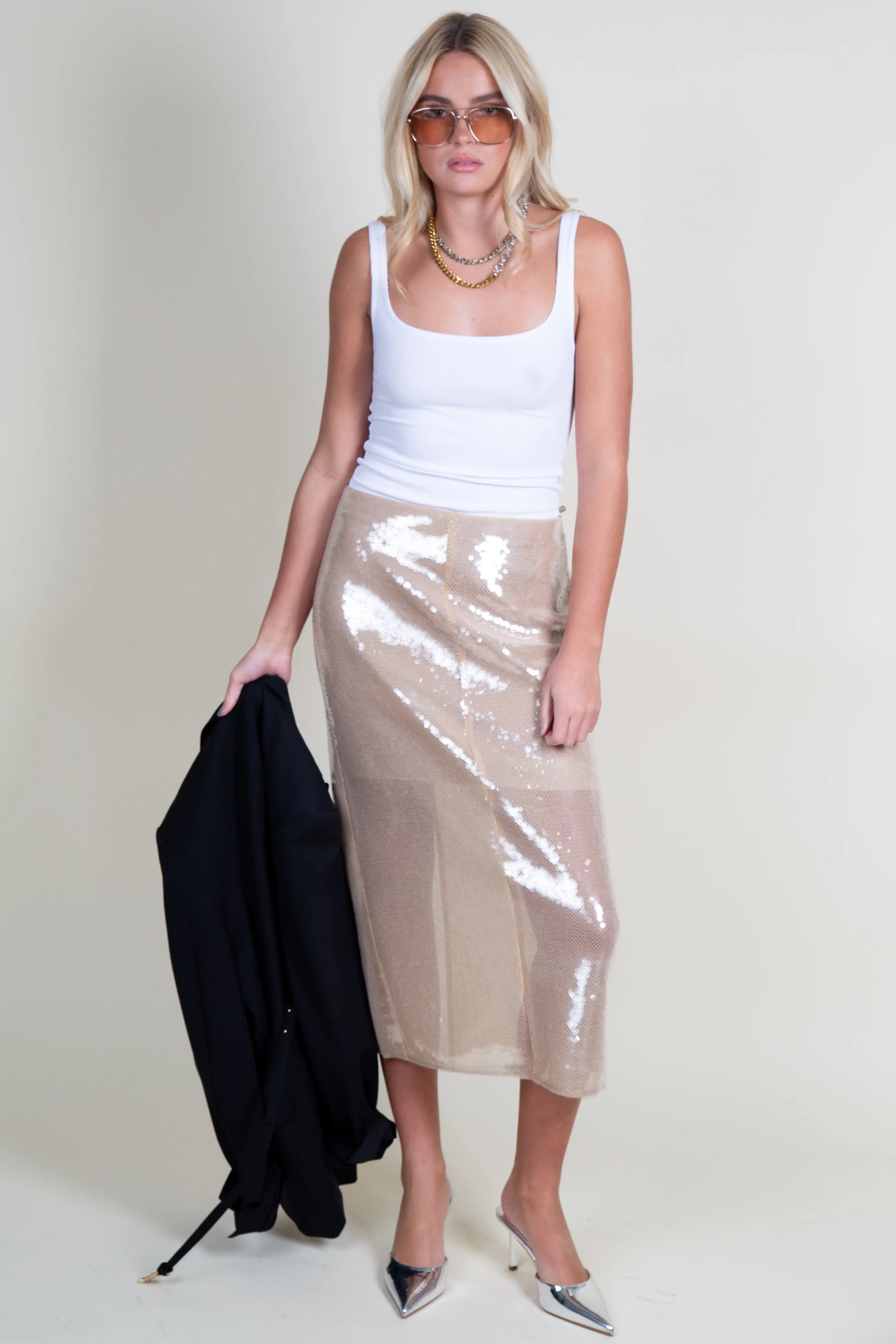 A.L.C. | Monroe Skirt - Clear