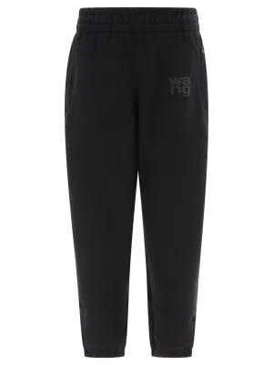 Alexander Wang Joggers With Rubberised Logo