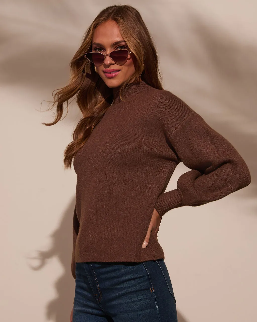 Amsterdam Mock Neck Sweater