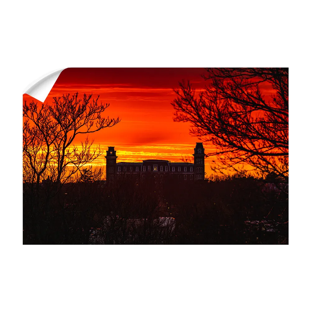 Arkansas Razorbacks - Old Main Stormy Sunset