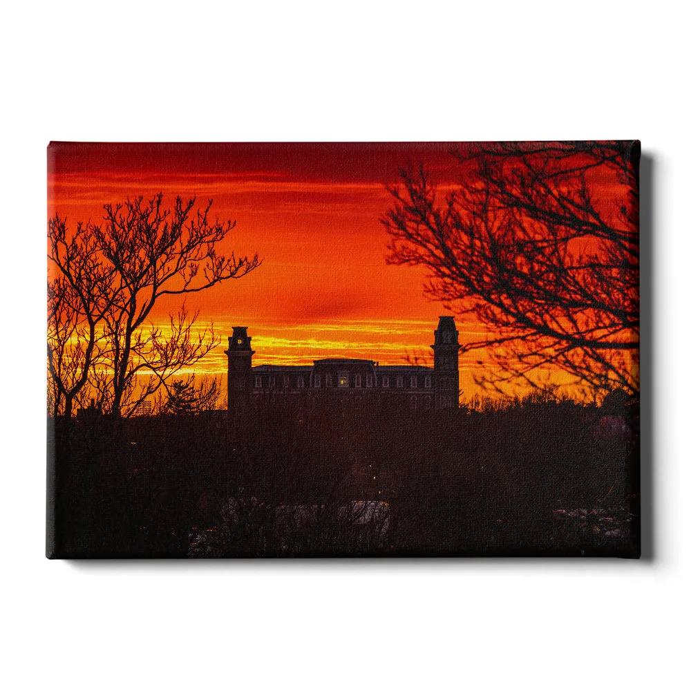 Arkansas Razorbacks - Old Main Stormy Sunset