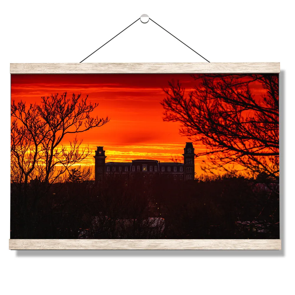 Arkansas Razorbacks - Old Main Stormy Sunset