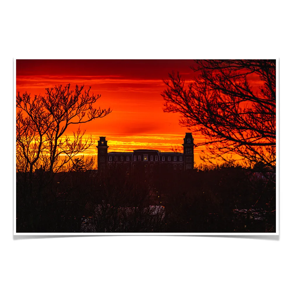 Arkansas Razorbacks - Old Main Stormy Sunset