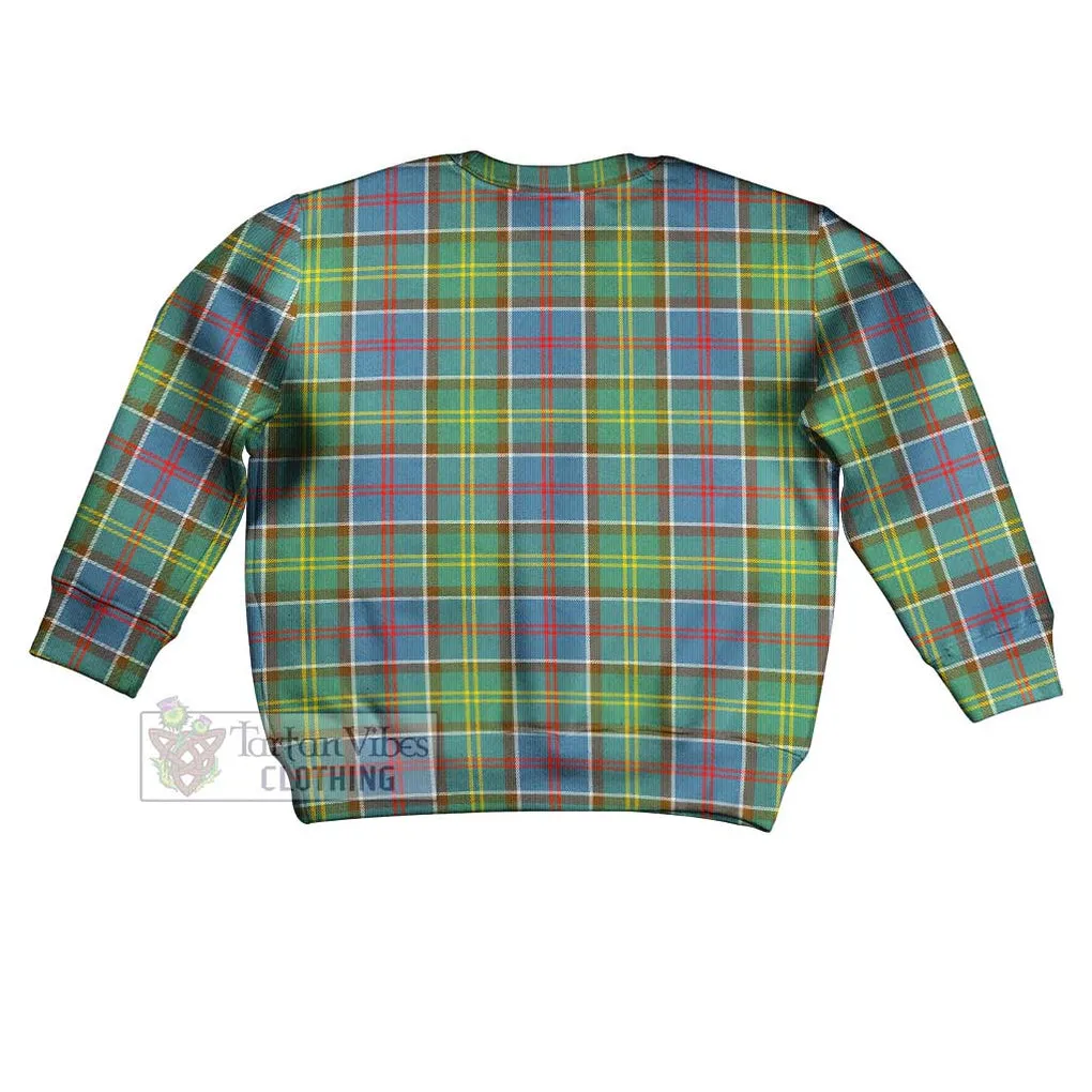 Ayrshire District Tartan Kid Ugly Sweater