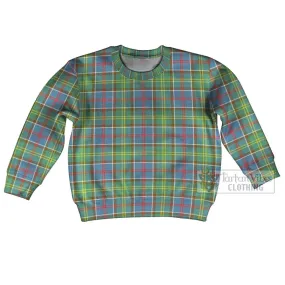 Ayrshire District Tartan Kid Ugly Sweater