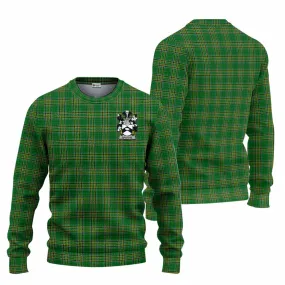 Balfour Irish Clan Tartan Knitted Sweater with Coat of Arms