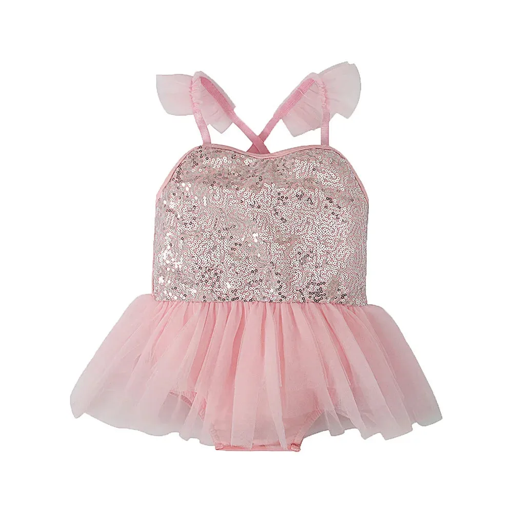 Ballerina Sequin Romper