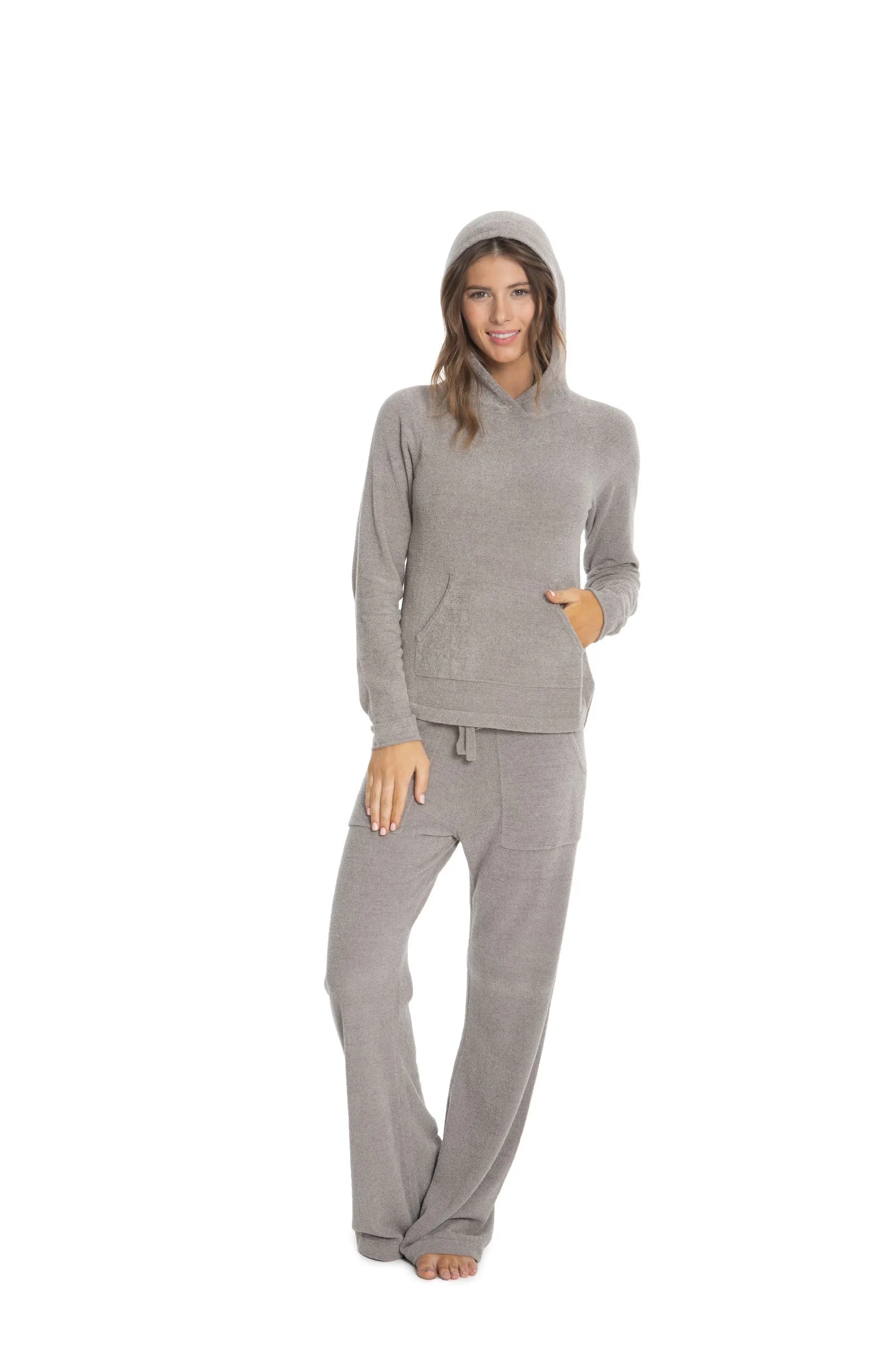 Barefoot Dreams - Cozychic Ultra Lite Pullover Hoodie in Beach Rock