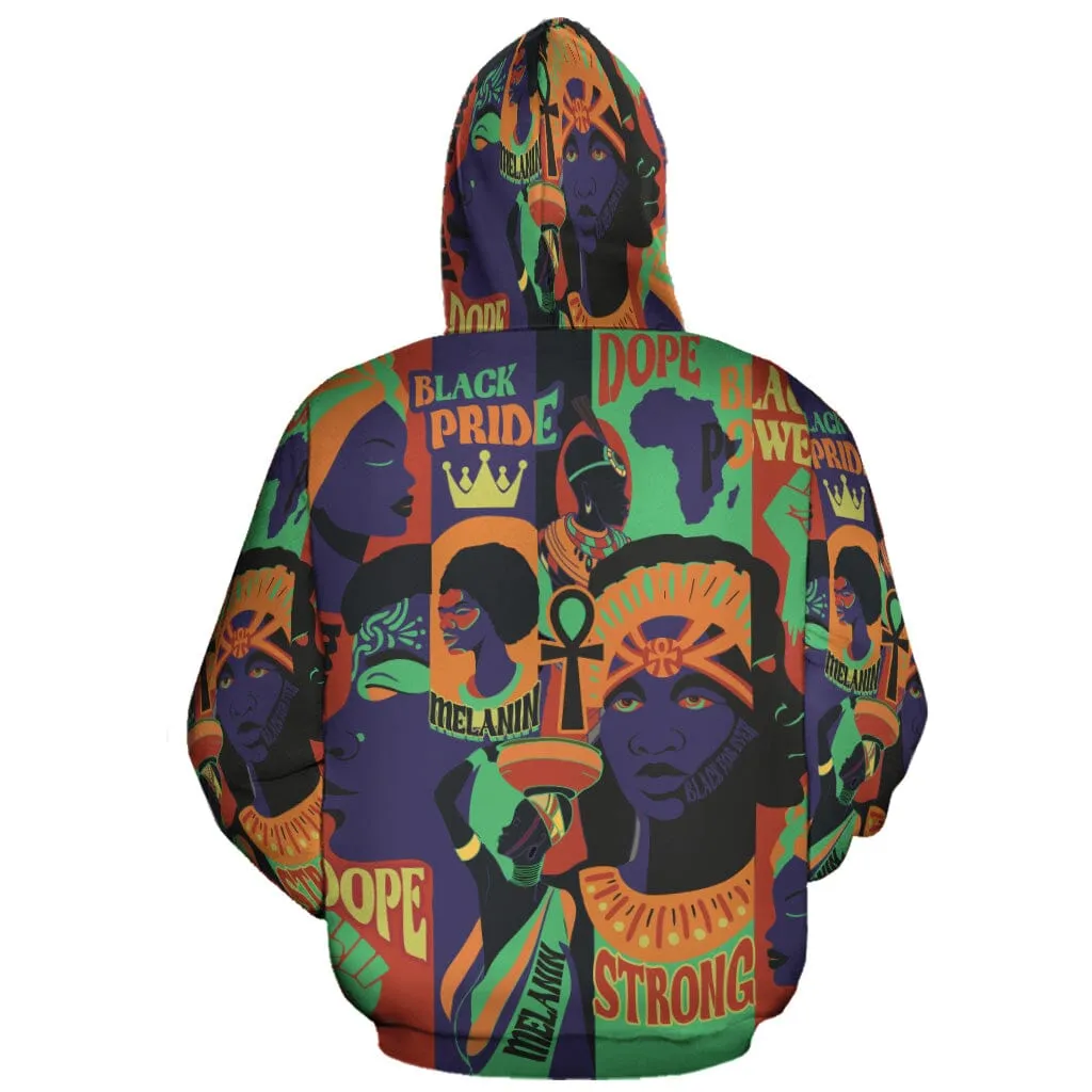 Black Pride Pop Art All-over Hoodie