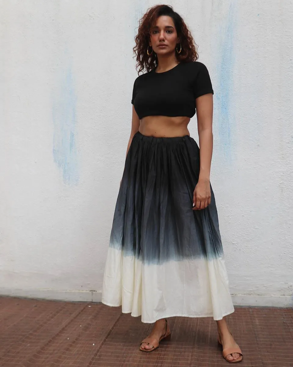 Blanca Hand-dyed Cotton Skirt