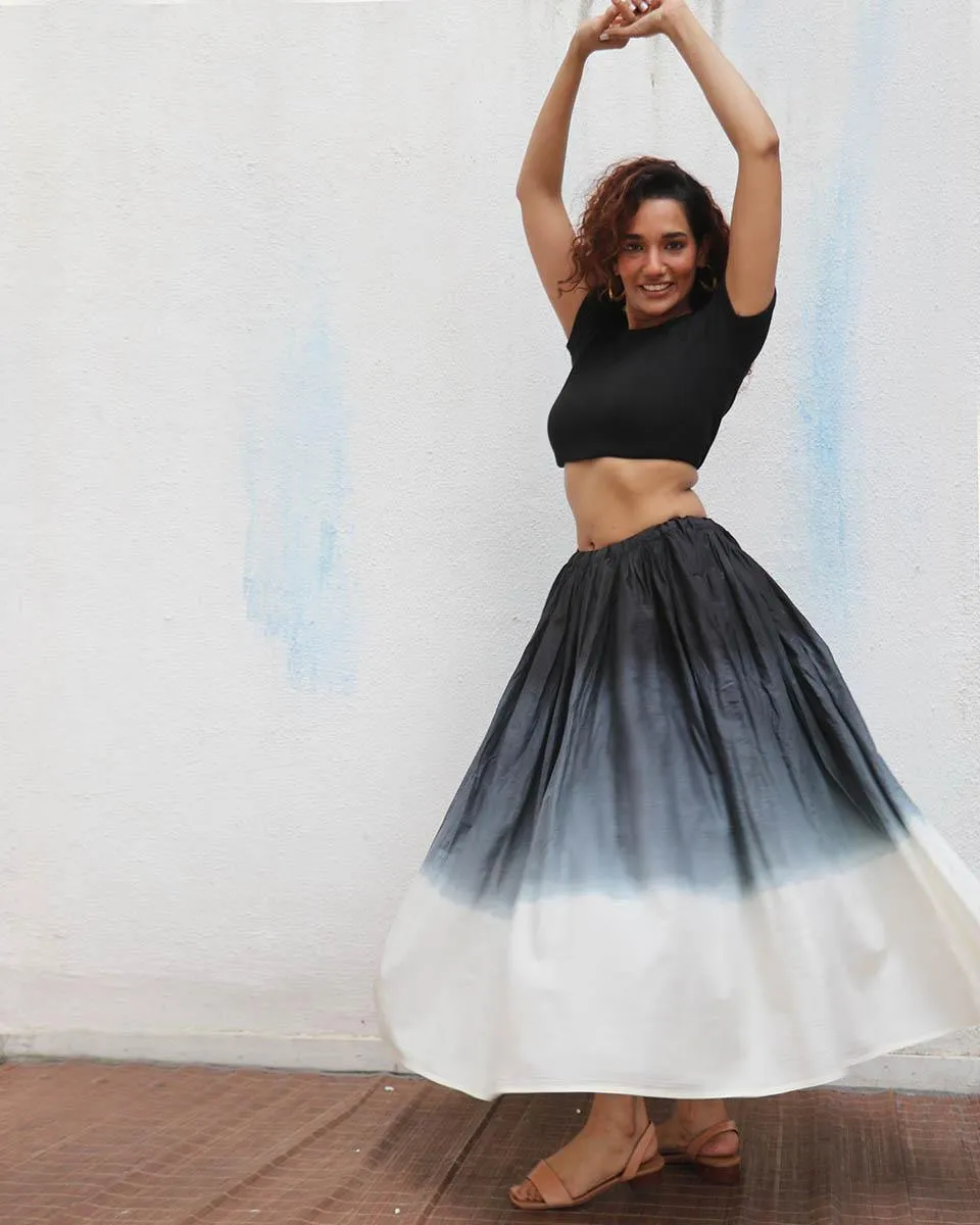 Blanca Hand-dyed Cotton Skirt