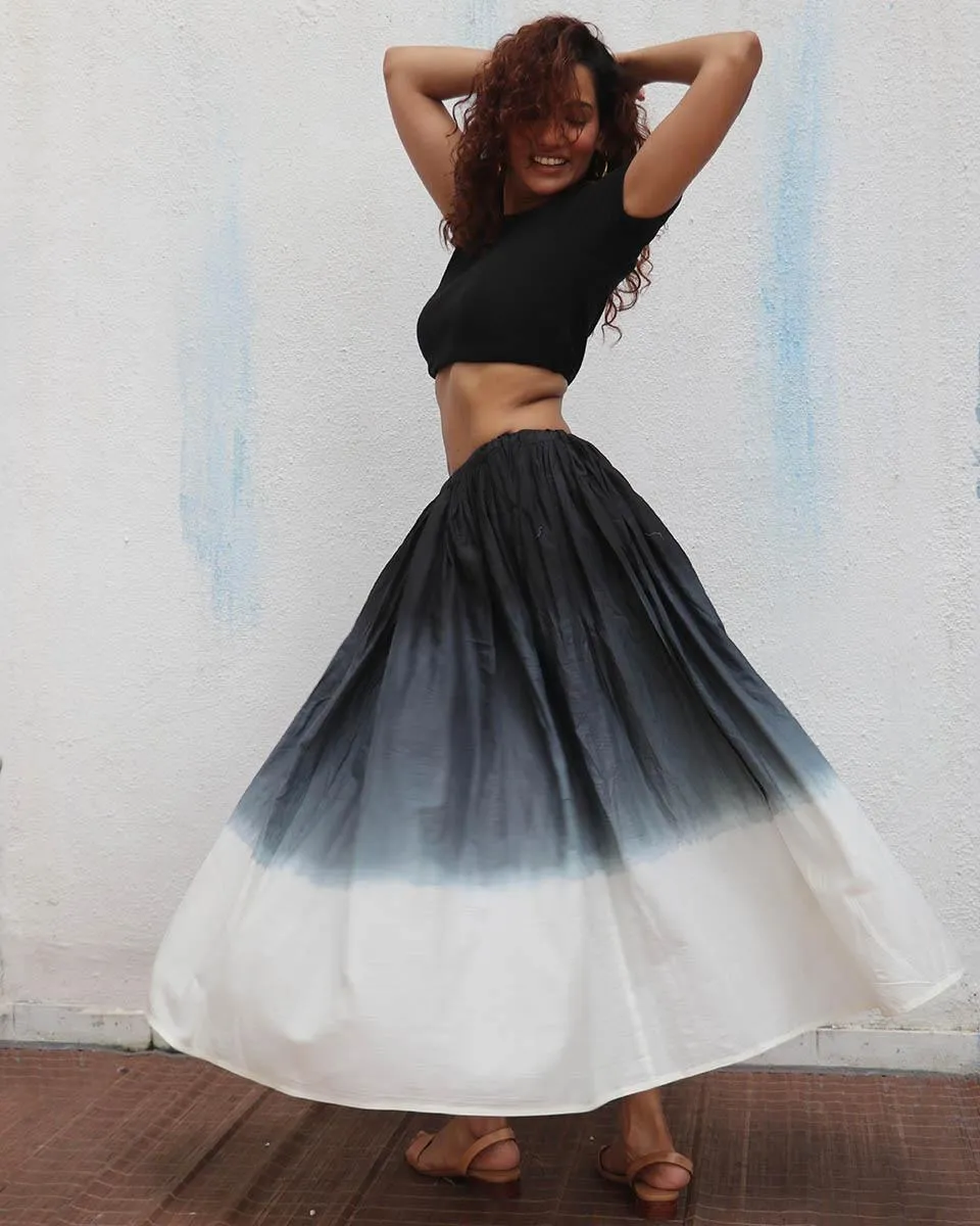 Blanca Hand-dyed Cotton Skirt