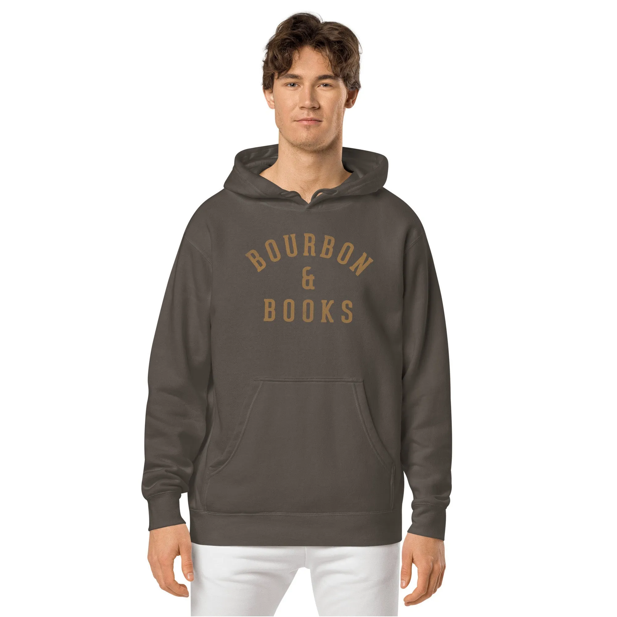 Bourbon & Books Vintage Wash Pullover Hoodie