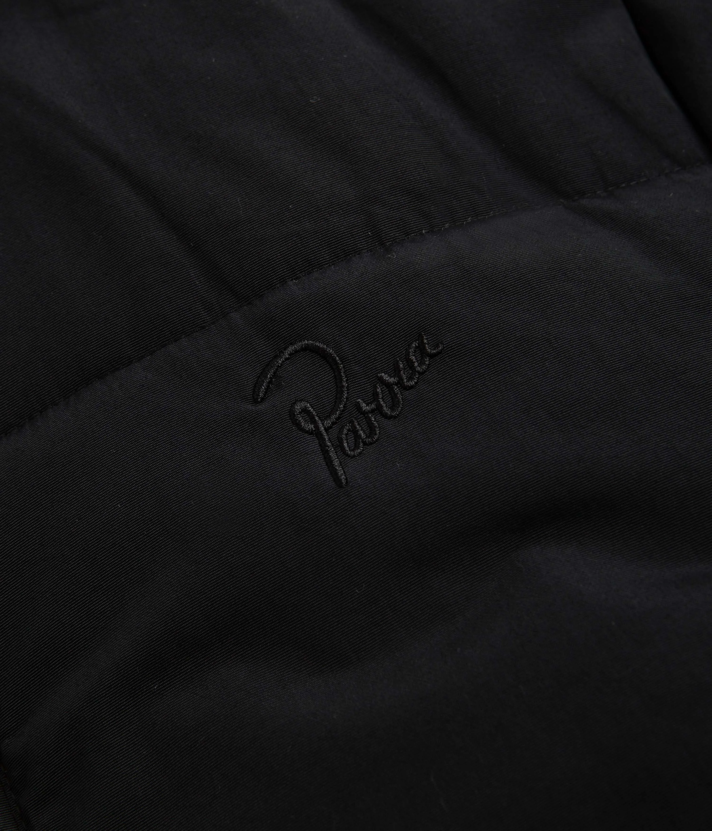 by Parra Trees In Wind Puffer Jacket - Black