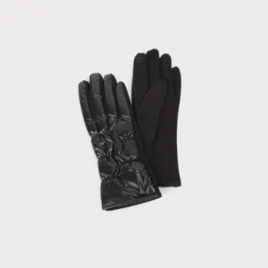 Caracol Warm Puffer Gloves 9006-BLK Black