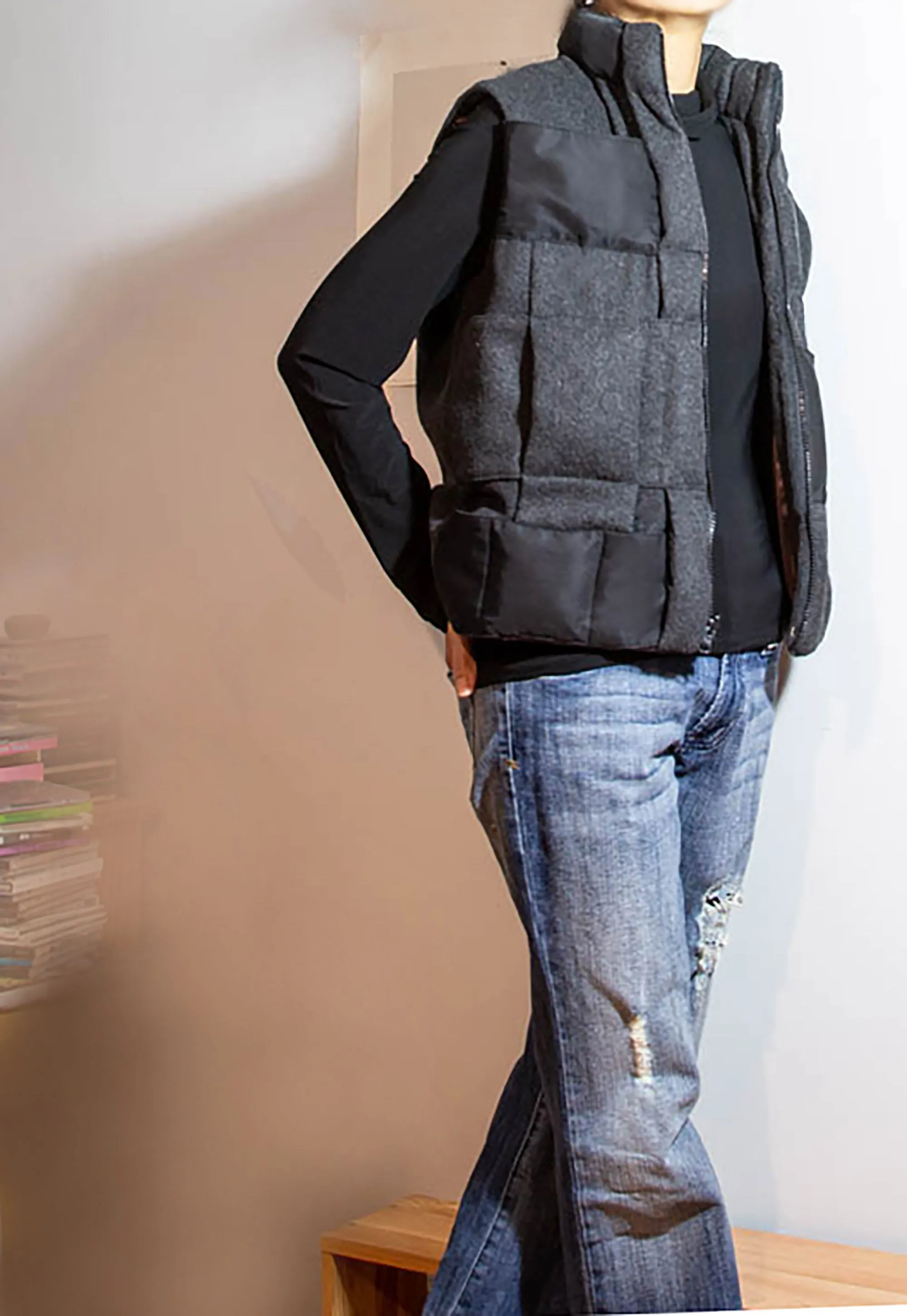 Charcoal Utility Vest