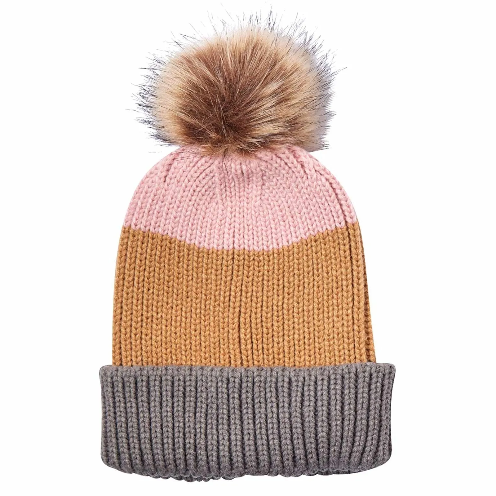 Chelsea Stripe Pink Knit Beanie