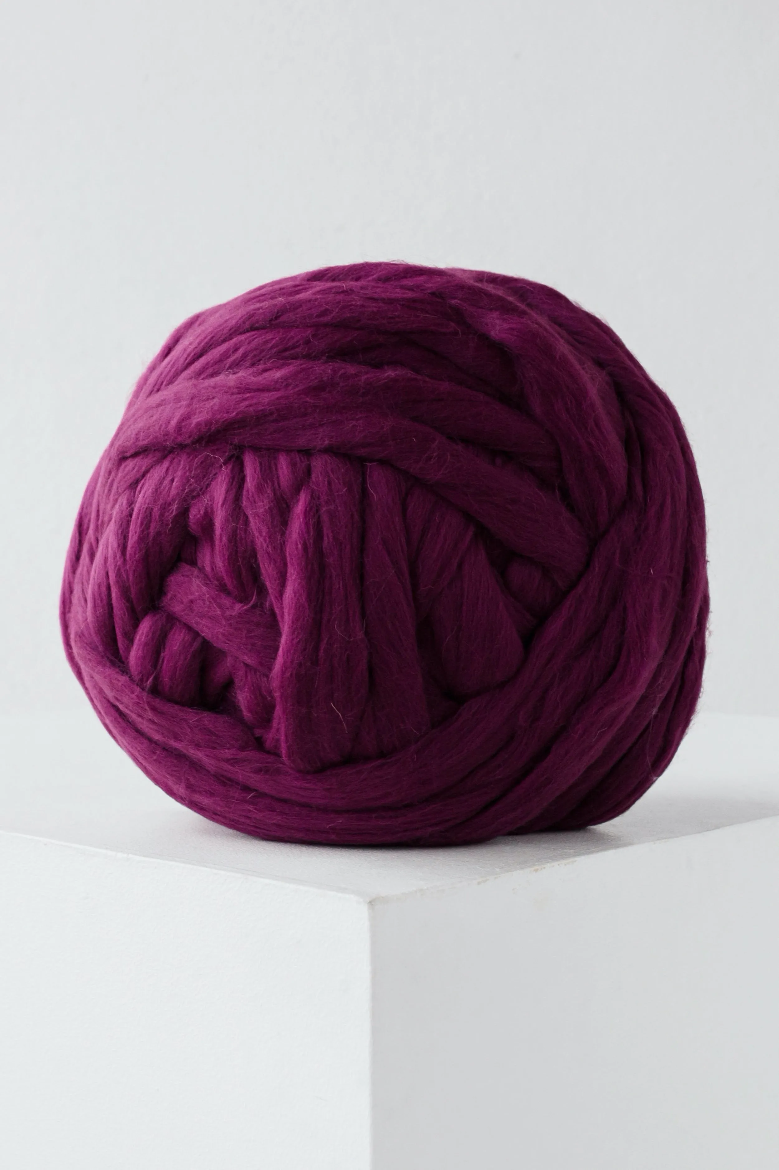 Chunky knit yarn