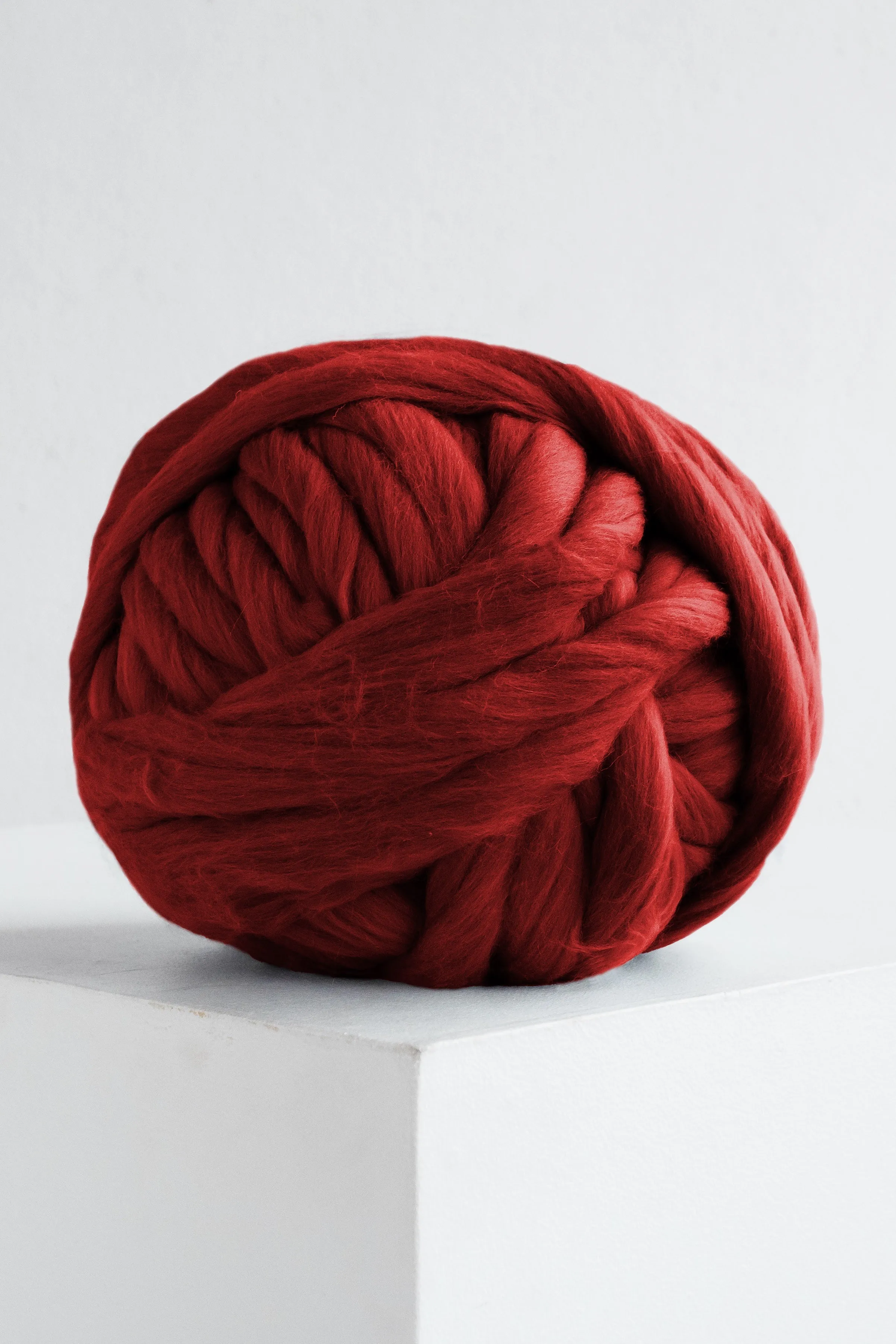 Chunky knit yarn