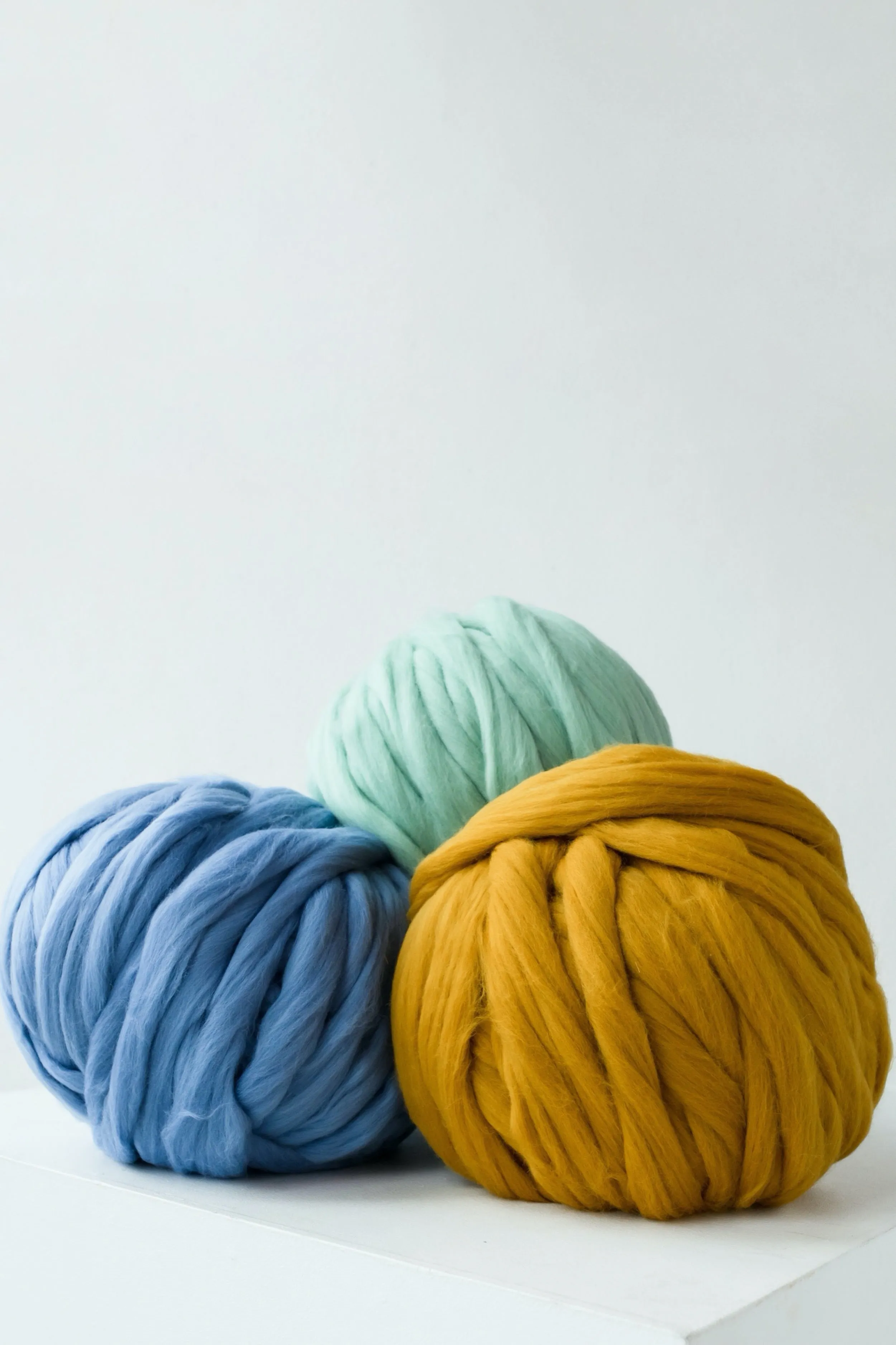 Chunky knit yarn