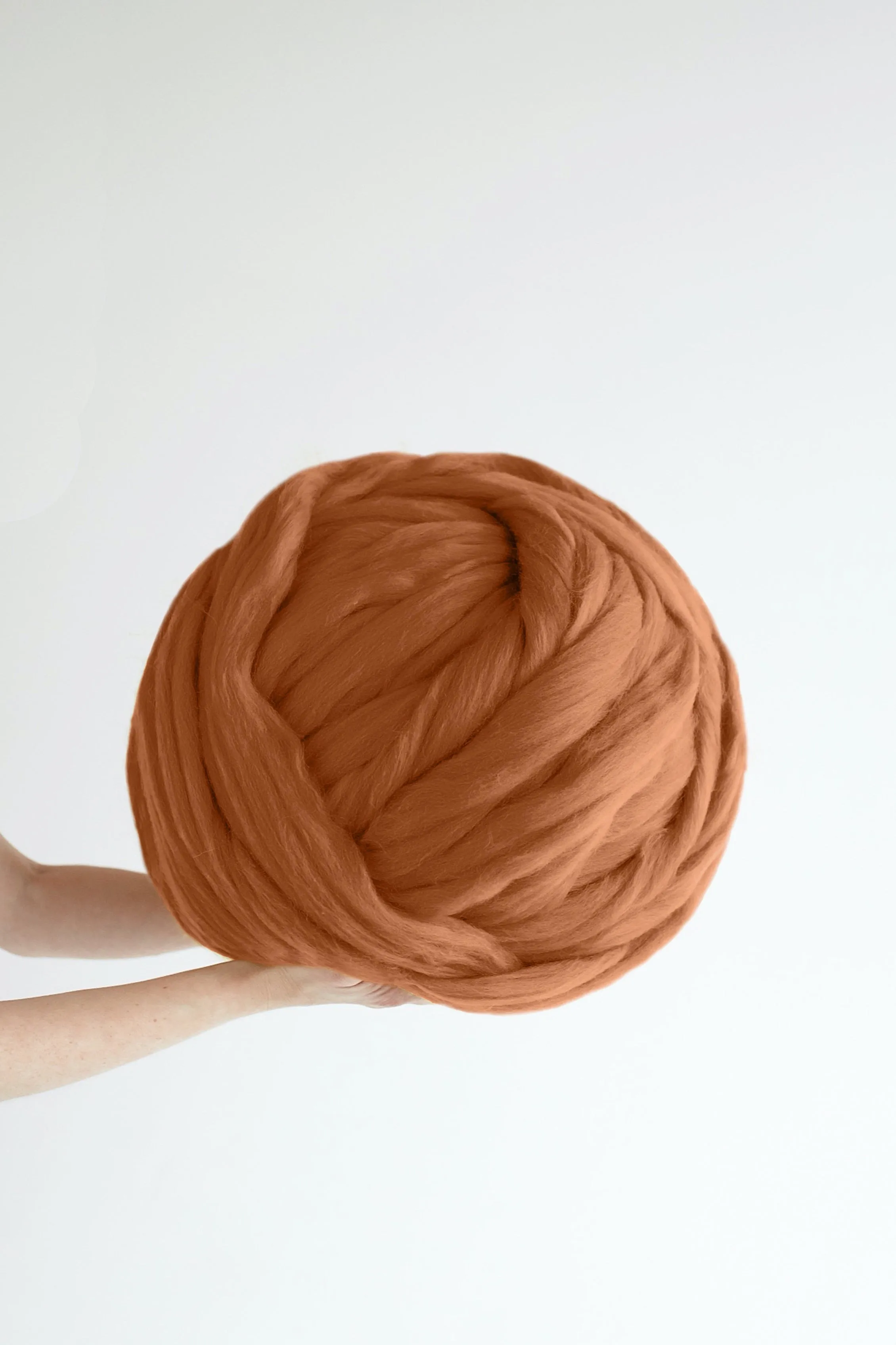 Chunky knit yarn