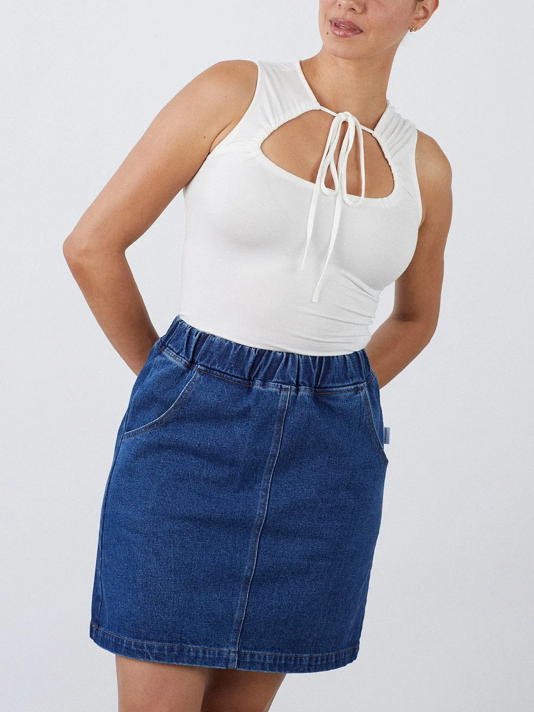 City Skirt - Blue Denim