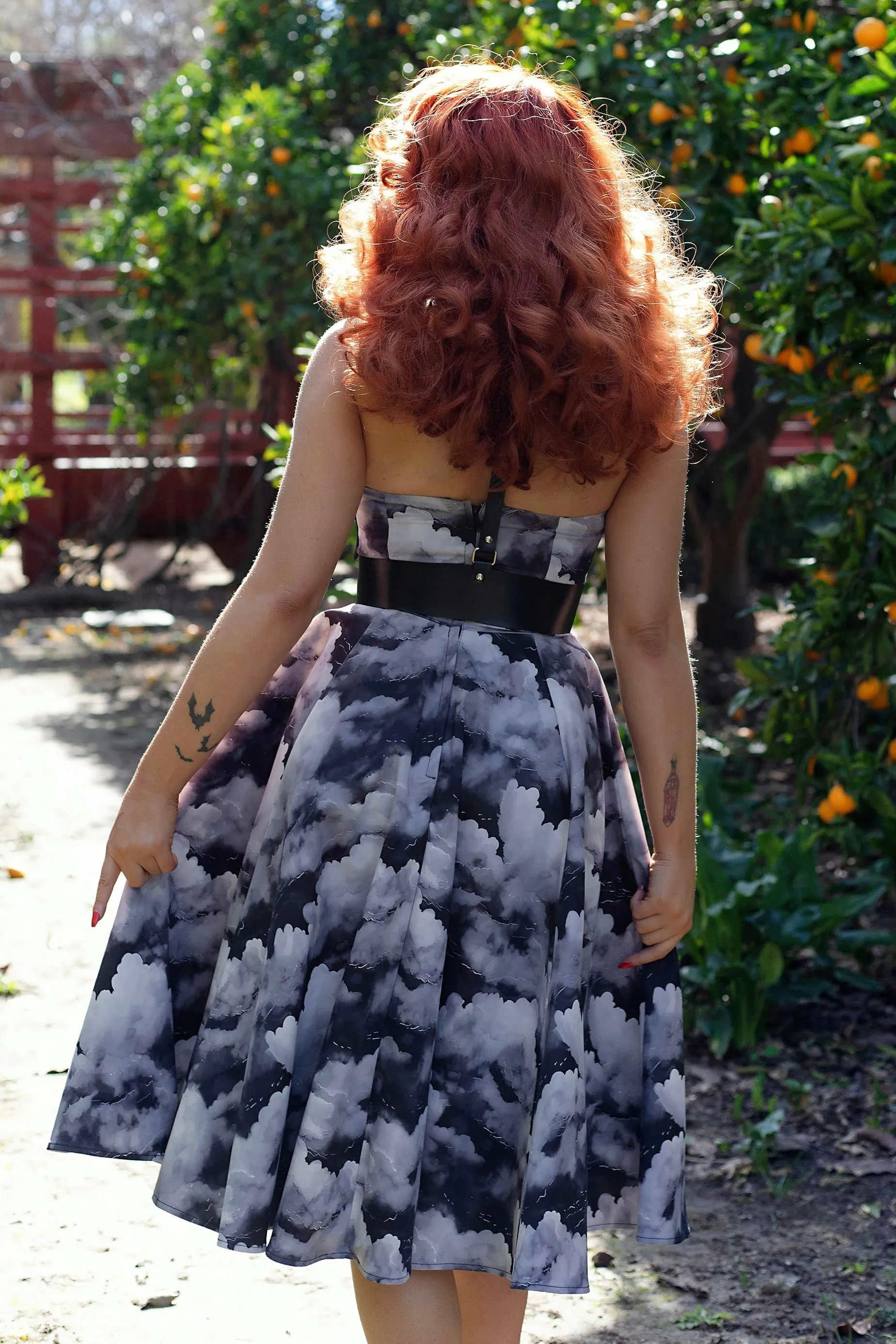 Cloud Strapless Harness Dress