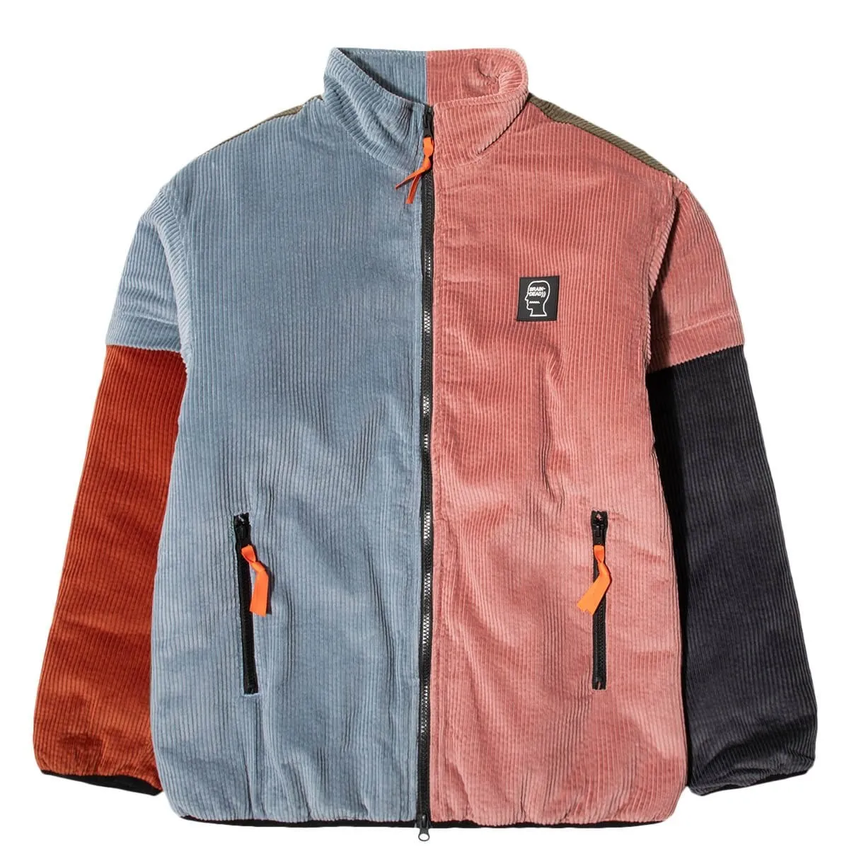 COLOR BLOCKED MICRO PUFFER W/ REMOVABLE SLEEVES