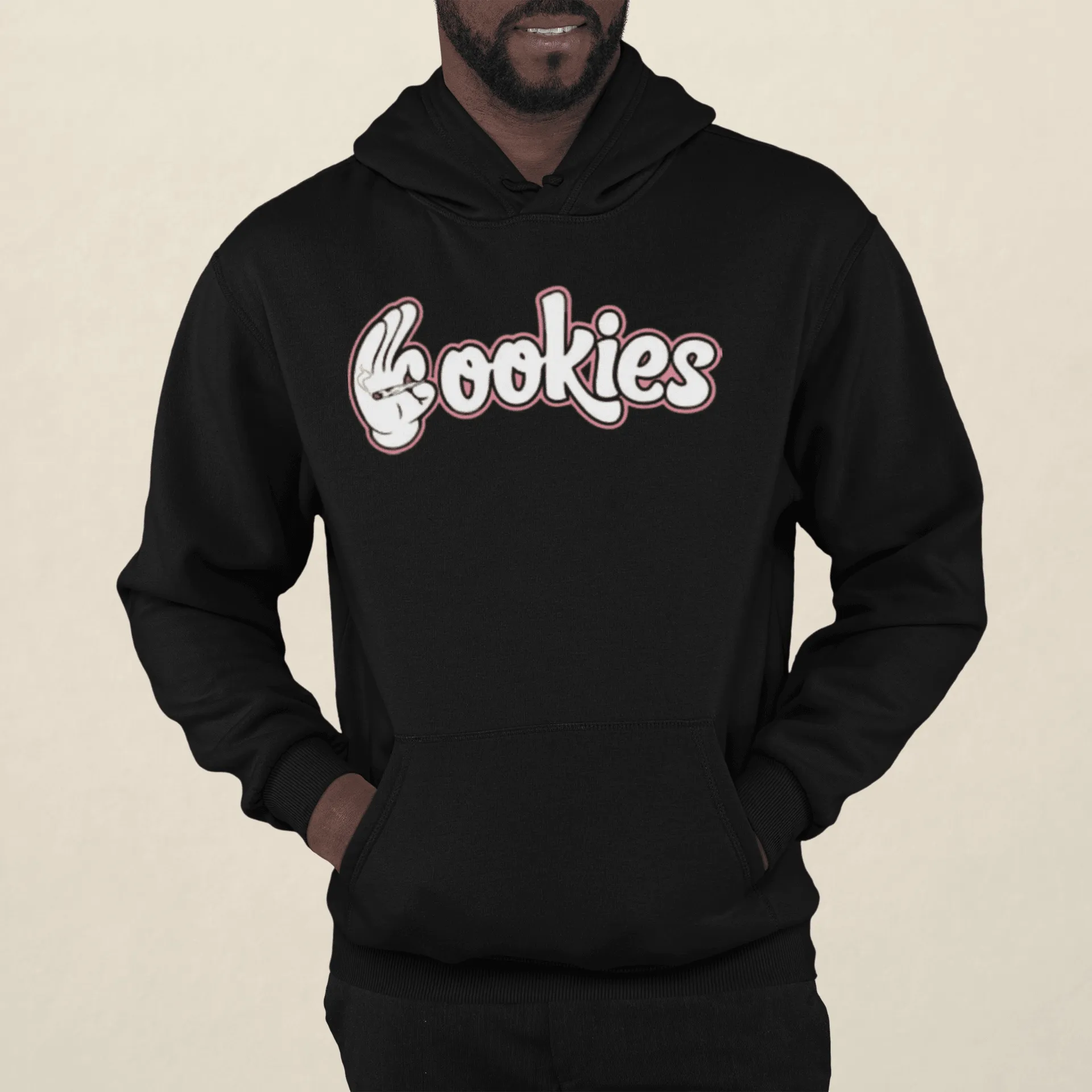 Cookies Blended Cotton Hoodie Midweight Unisex Ultra Soft Pullover