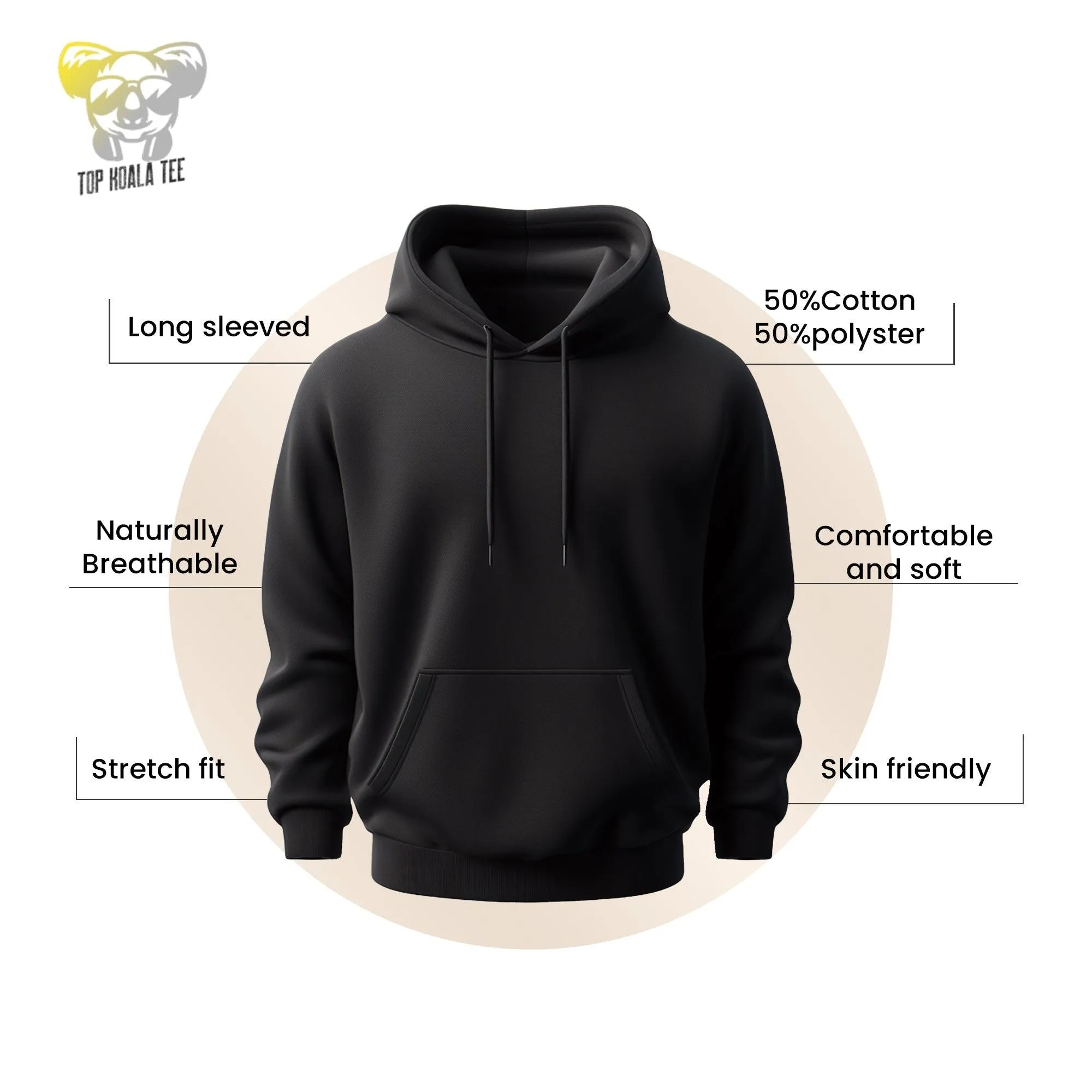 Cookies Blended Cotton Hoodie Midweight Unisex Ultra Soft Pullover