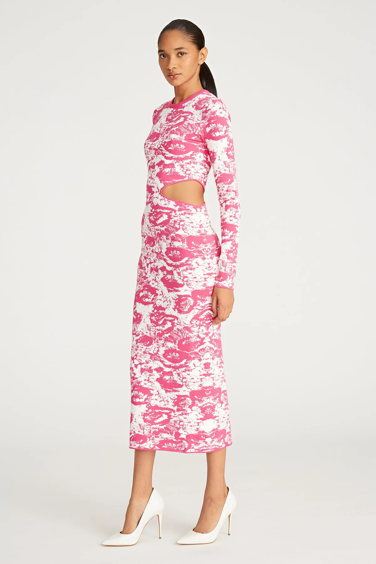 Cooper Cutout Jacquard Dress