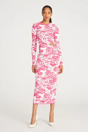 Cooper Cutout Jacquard Dress