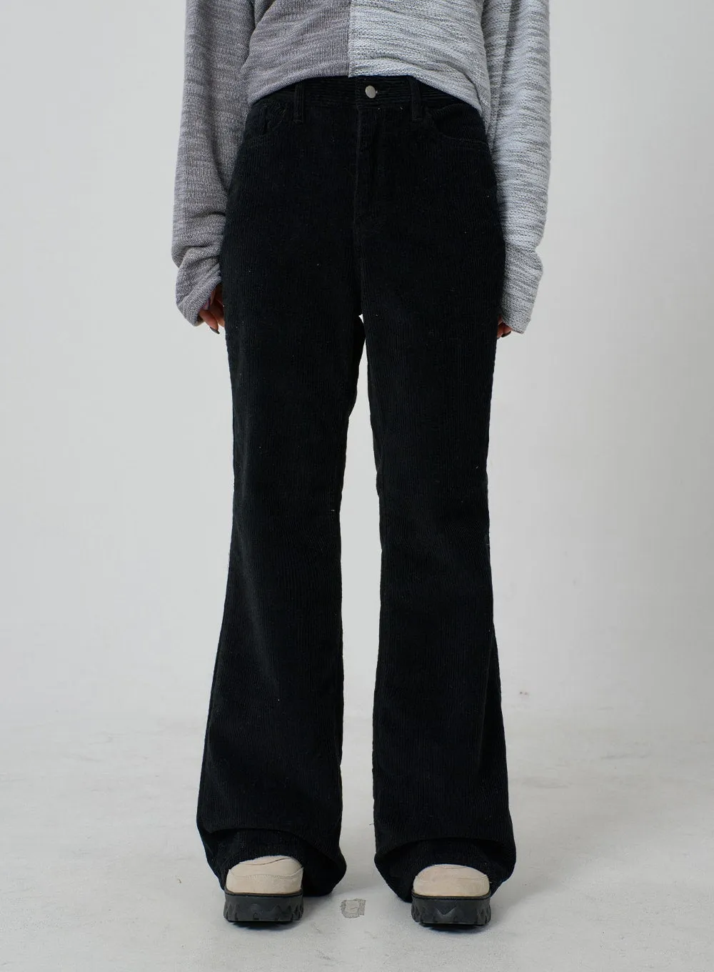 Corduroy Bootcut Pants CJ304