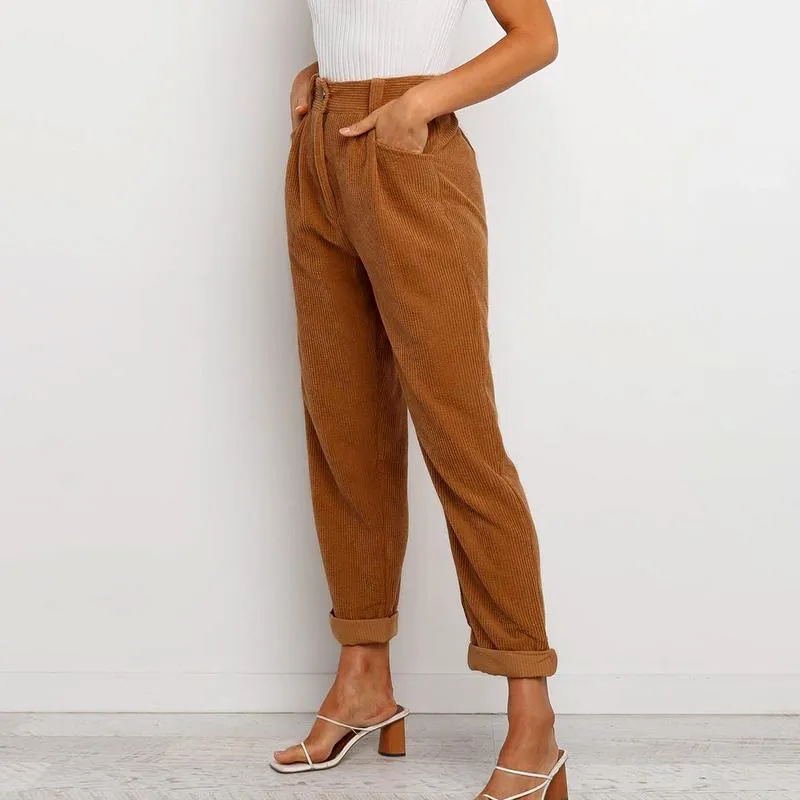 Corduroy pants  pencil trousers