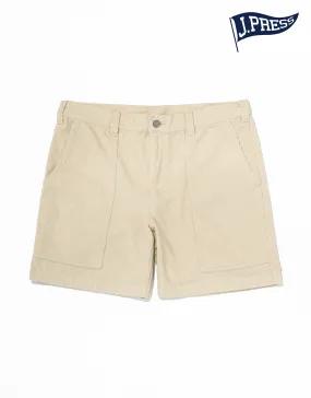 CORDUROY SHORTS - WHITE