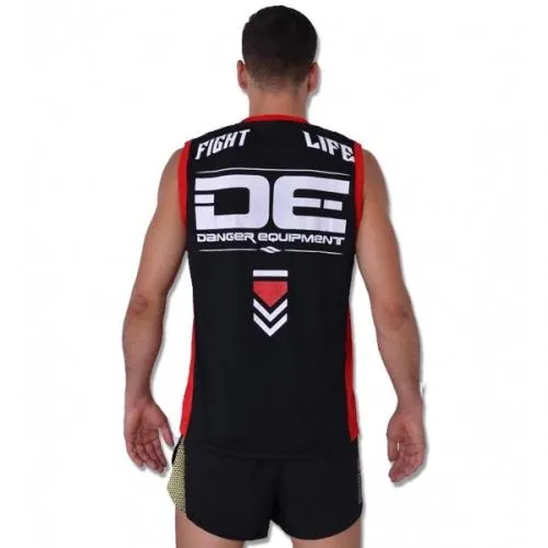 Danger Equipment-1698 Muay Thai Vest Tank Top M-XL Red