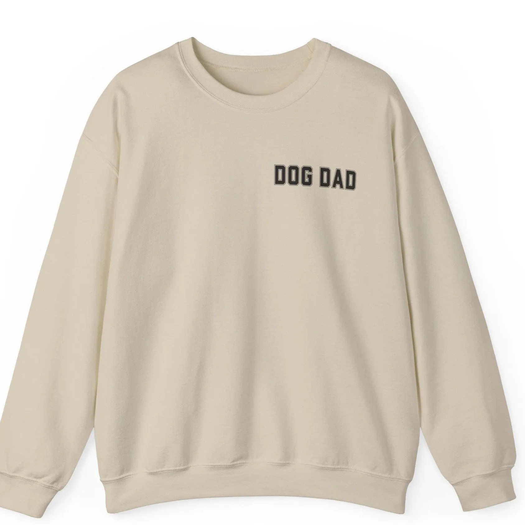 Dog Dad Comfy Pullover Sweatshirt - Perfect Gift for Him, Dad, or Dog Lovers