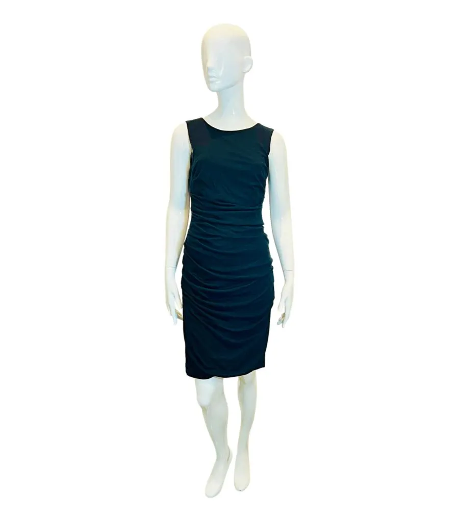 Dolce & Gabbana Ruched Wool Dress. Size 44IT