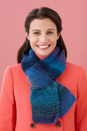 Double-Crochet One-Ball Scarf