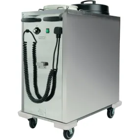 DR401 Moffat Twin Stack Mobile Heated Plate Dispenser HP2