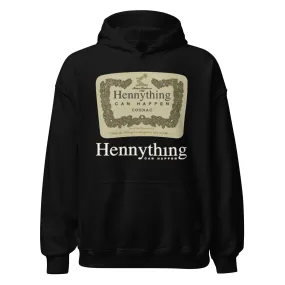 Drinking Hoodie Hennything Can Happen Ultra Soft Midweight Unisex Pullover