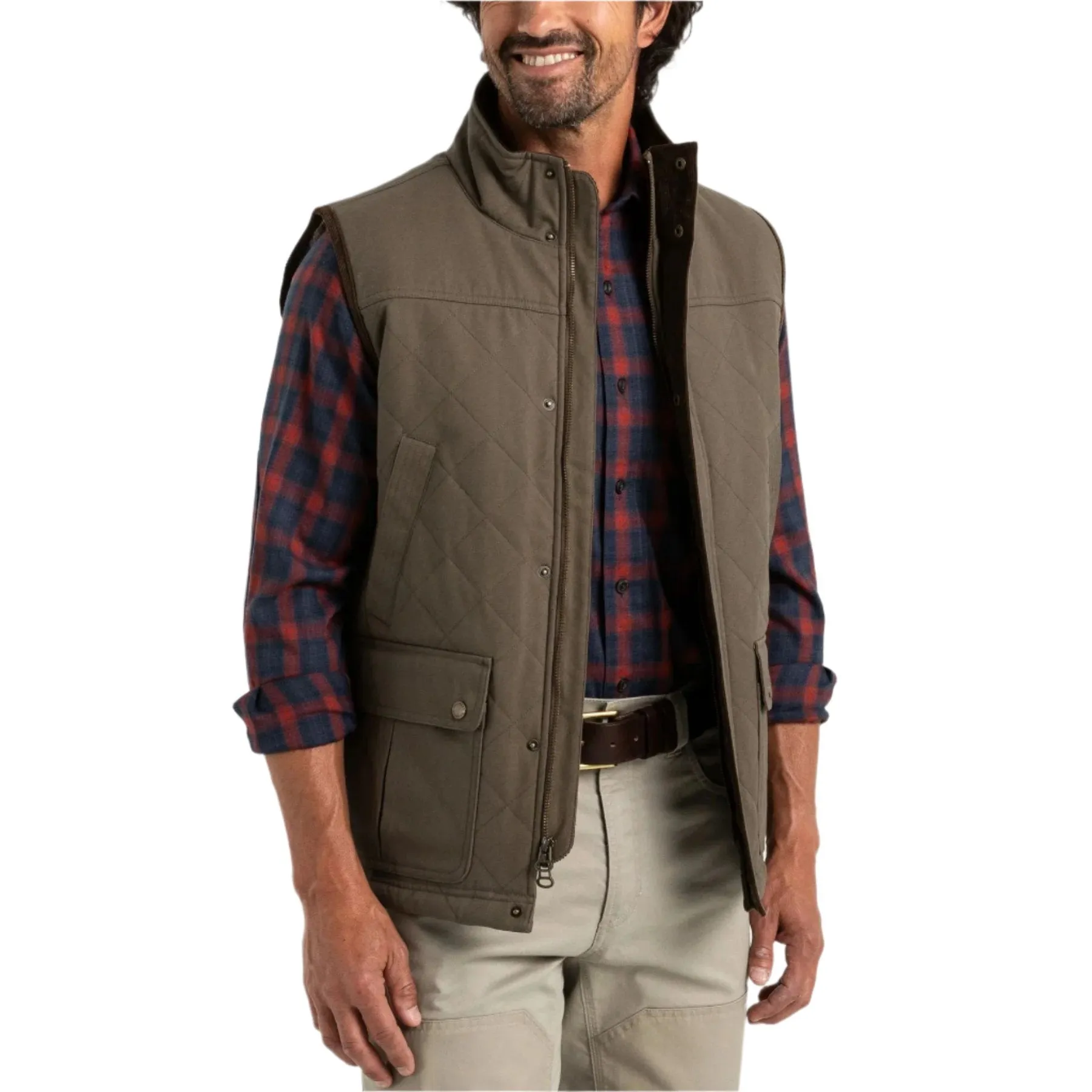 Duck Head Men's Waxed Duck Canvas Quilted Vest