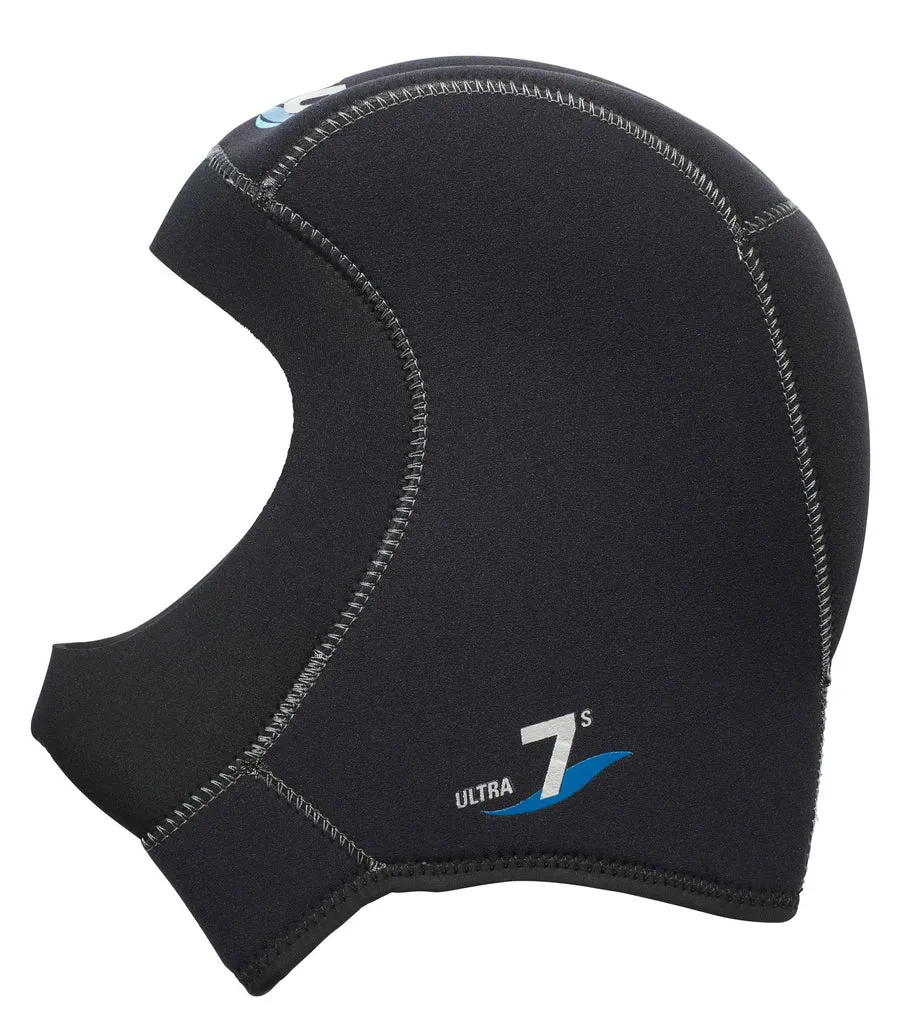 DUI Drysuit Diving Hood, Short, Ultra 7mm